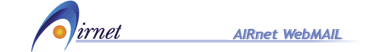 welcome to AIRnet WebMAIL